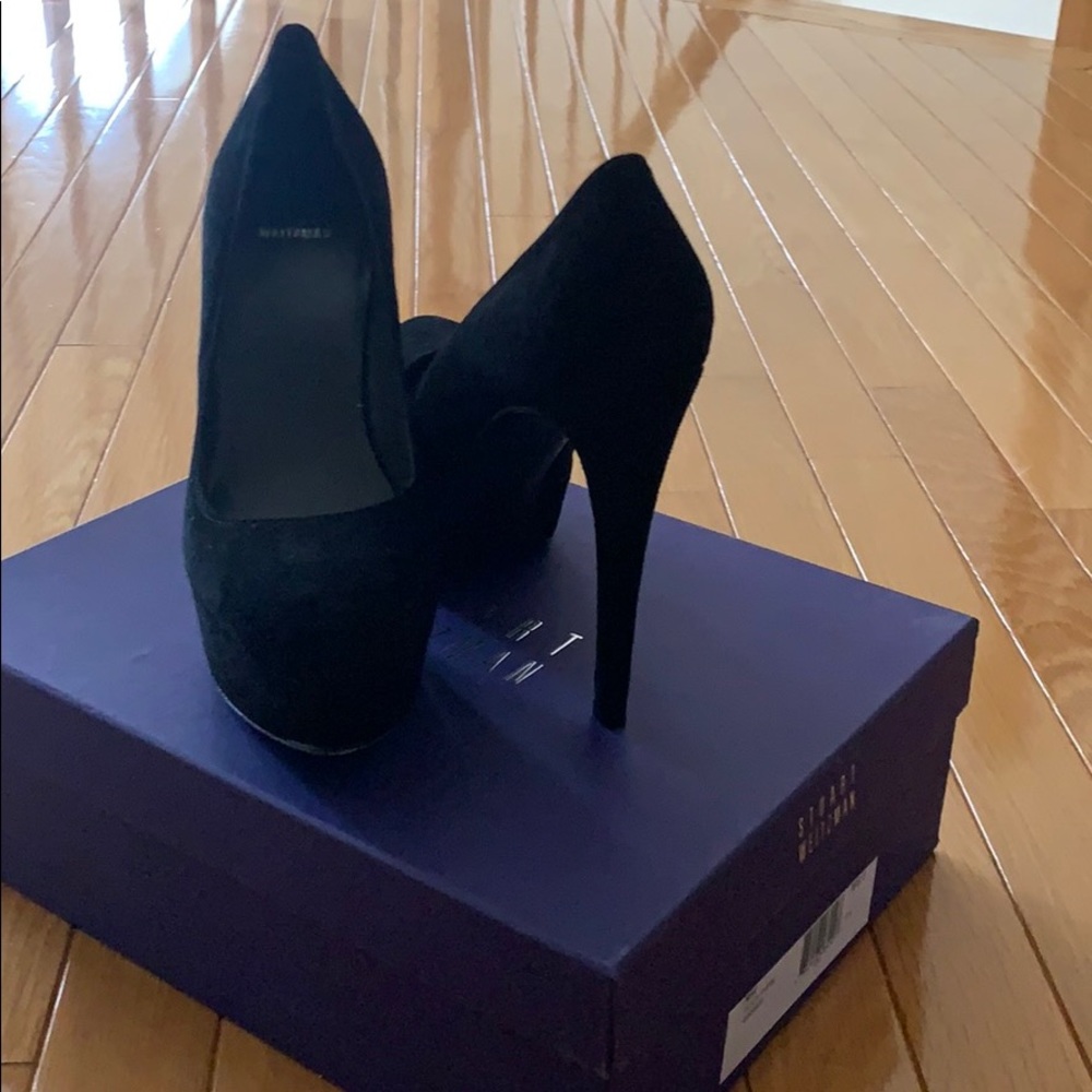 Stuart Weitzman Suede Heel